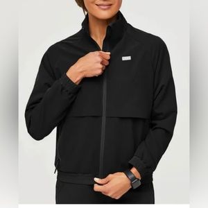 Figs Black Sydney Scrub Jacket